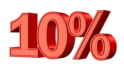 10% off